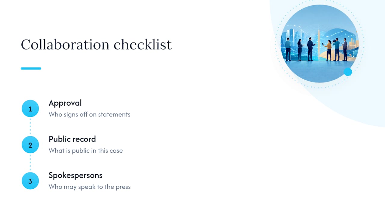What A PR Professional Sees Working With Defense Counsel — overview diagram