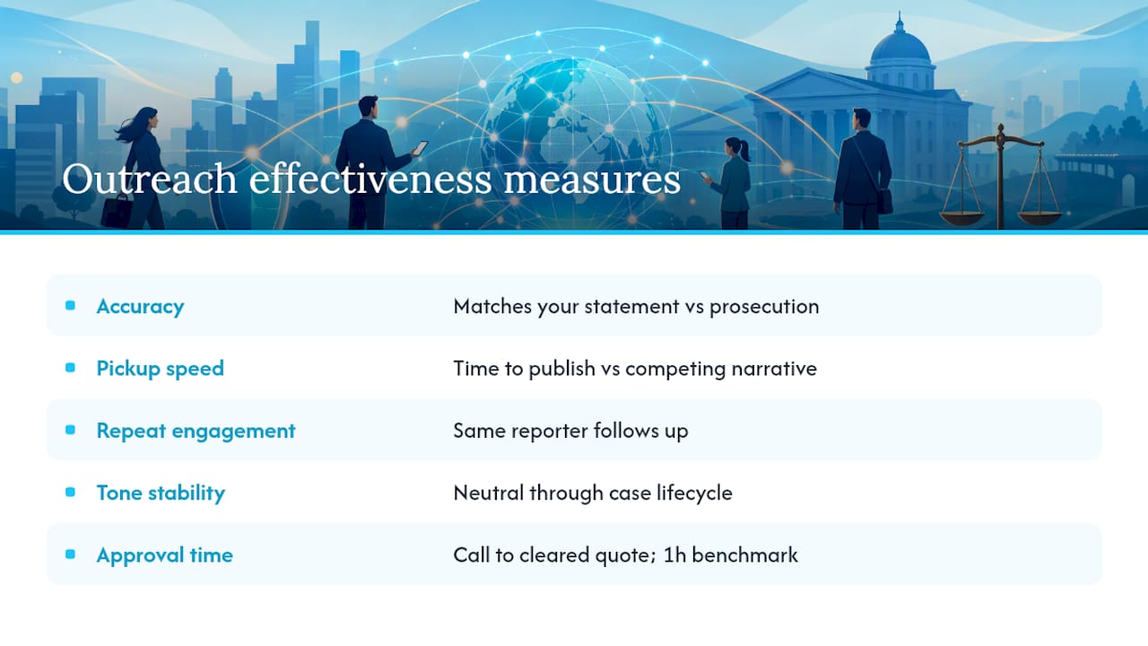 Five metrics for evaluating media outreach