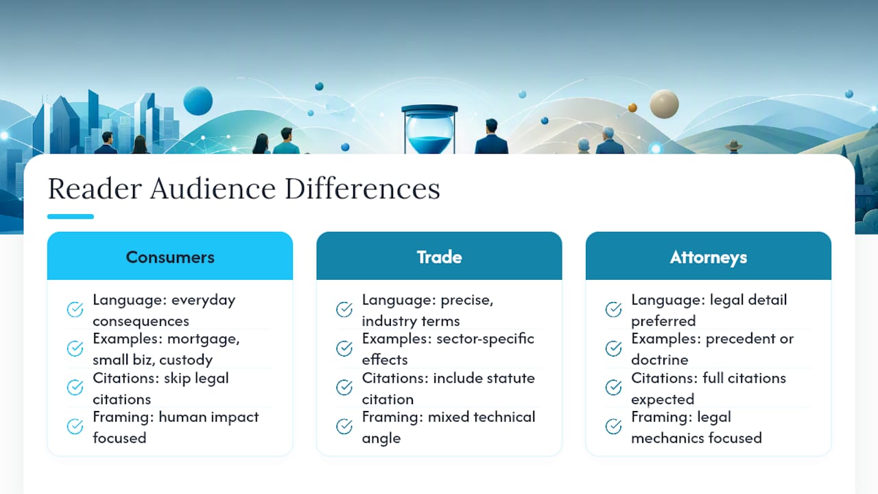 How Do You Read the Reporter's Audience? — overview diagram
