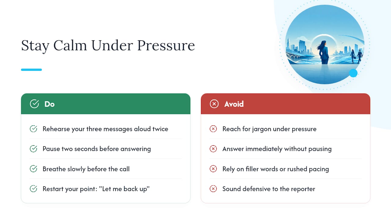 How Do You Stay Calm and Composed Under Pressure? — overview diagram